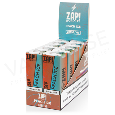 Peach Ice E-Liquid by ZAP! Bar Salts
