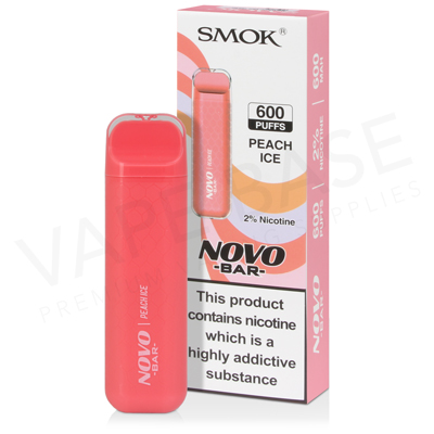 Peach Ice Smok Novo Bar Disposable Vape