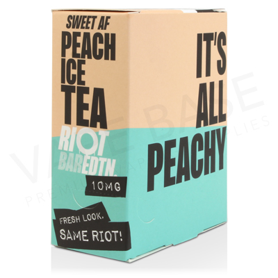 Peach Ice Tea Nic Salt E-Liquid by Riot Bar Edition