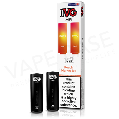 Peach Mango Ice IVG Air Prefilled Pod