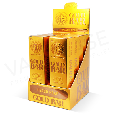 Peach Pear Gold Bar Disposable Vape 