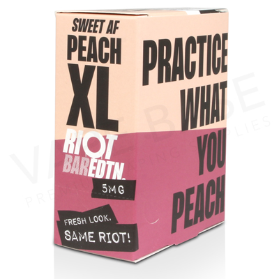 Peach XL Nic Salt E-Liquid by Riot Bar Edition