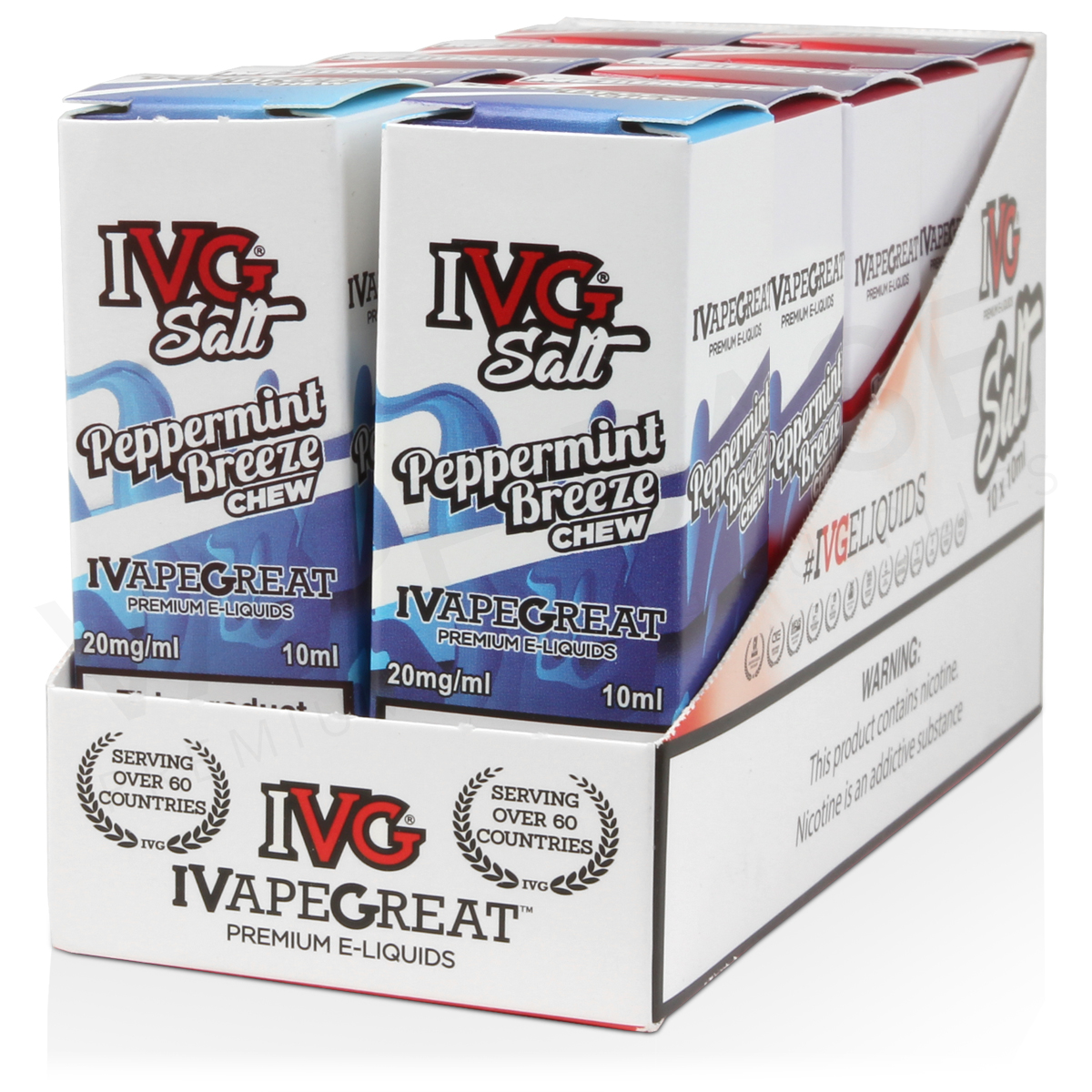 Peppermint Breeze Chew Nic Salt E-Liquid by IVG Salts