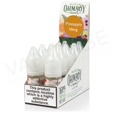 Pineapple, Mango & Lime E-Liquid by Ohm Boy Volume II Nic Salts