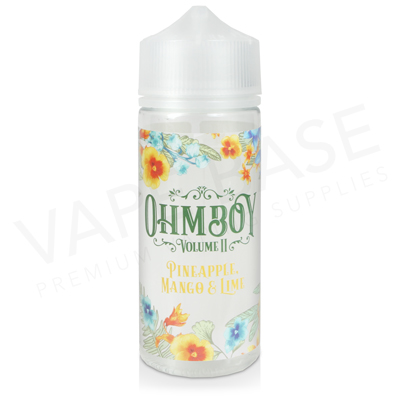 Pineapple, Mango & Lime Shortfill E-Liquid by Ohm Boy Volume II 100ml