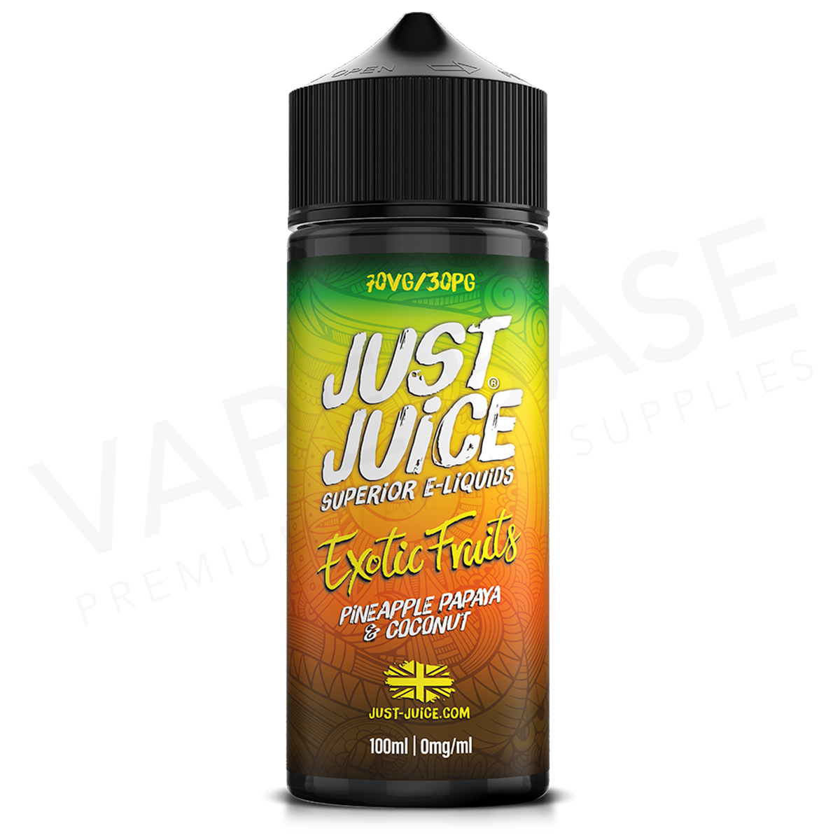Pineapple, Papaya & Coconut Shortfill E-Liquid by Just Juice 100ml