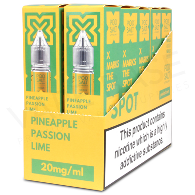 Pineapple Passion Lime Nic Salt E-Liquid by Pod Salt Nexus