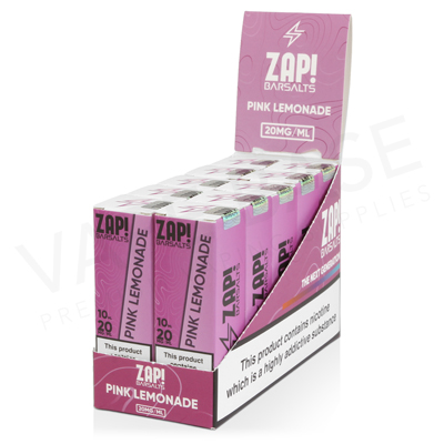 Pink Lemonade E-Liquid by ZAP! Bar Salts