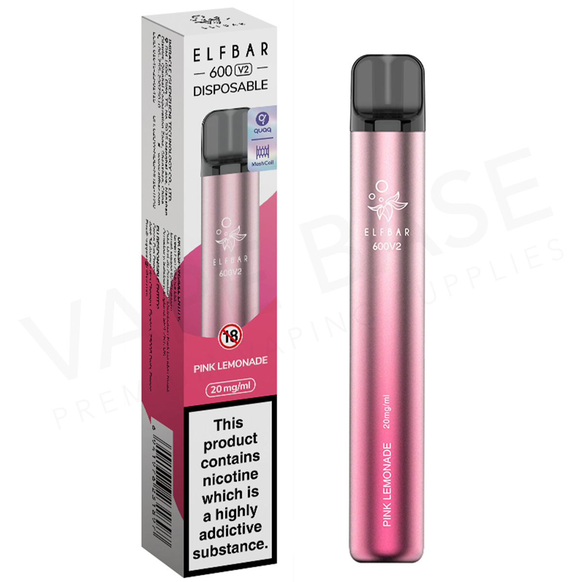 Pink Lemonade Elf Bar V2 Disposable Vape