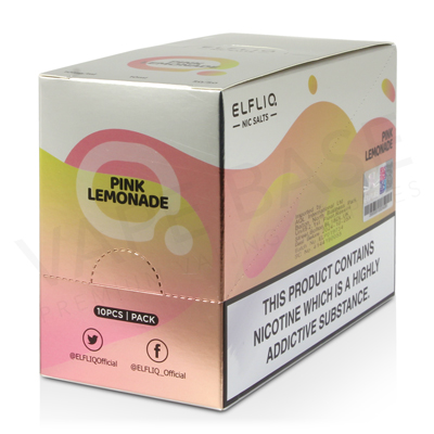 Pink Lemonade Nic Salt E-Liquid by Elfliq