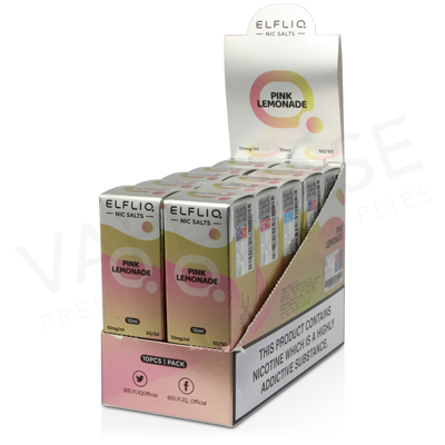 Pink Lemonade Nic Salt E-Liquid by Elfliq