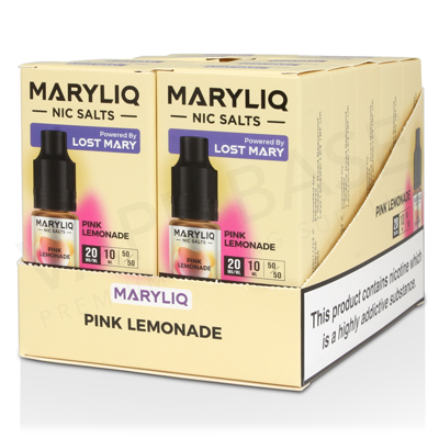 Pink Lemonade Nic Salt E-Liquid by Maryliq