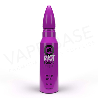 Purple Burst Shortfill E-Liquid by Riot Squad 50ml