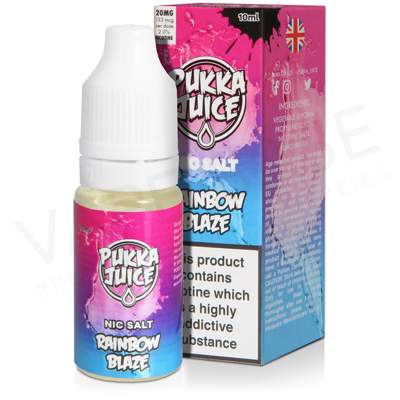 Rainbow Blaze Nic Salt E-Liquid by Pukka Juice