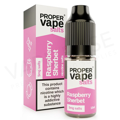 Raspberry Sherbet E-Liquid by Proper Vape Salts