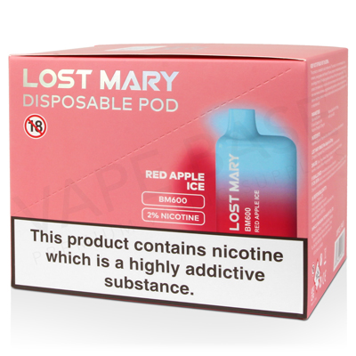 Red Apple Ice Lost Mary BM600 Disposable Vape