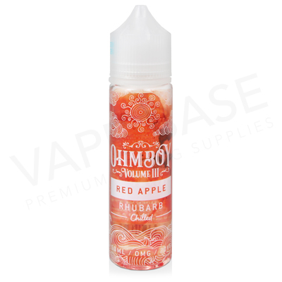 Red Apple Rhubarb Shortfill E-Liquid by Ohm Boy Volume III