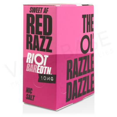 Red Razz Nic Salt E-Liquid by Riot Bar Edition