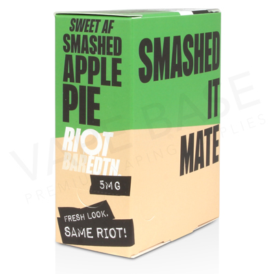 Smashed Apple Pie Nic Salt E-Liquid by Riot Bar Edition