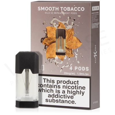 Smooth Tobacco E-Liquid Pod by Kilo 1K