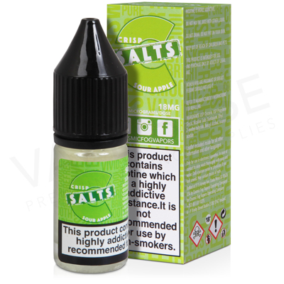 Sour Apple E-Liquid by Crisp Salts