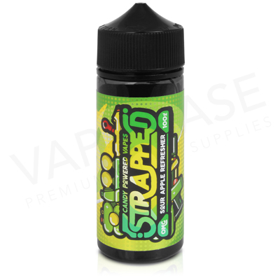 Sour Apple Refresher E-liquid by Strapped 100ml