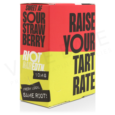 Sour Strawberry Nic Salt E-Liquid by Riot Bar Edition