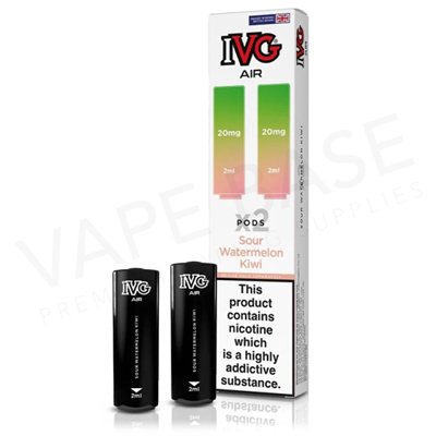 Sour Watermelon Kiwi IVG Air Prefilled Pod