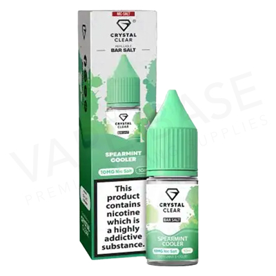 Spearmint Cooler Nic Salt E-Liquid by Crystal Clear