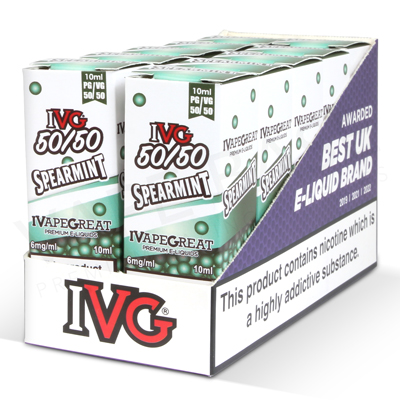 Spearmint E-Liquid by IVG 50/50