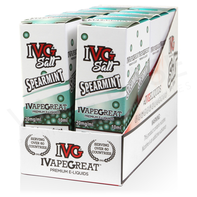 **Discontinued** Spearmint Nic Salt E-Liquid by IVG Salts