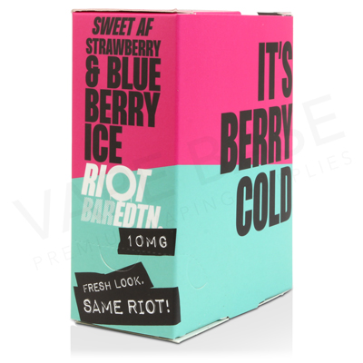 Strawberry & Blueberry Ice Nic Salt E-Liquid by Riot Bar Edition