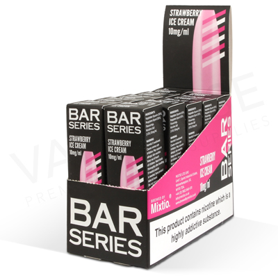 Strawberry Ice Cream Nic Salt E-Liquid by Bar Series