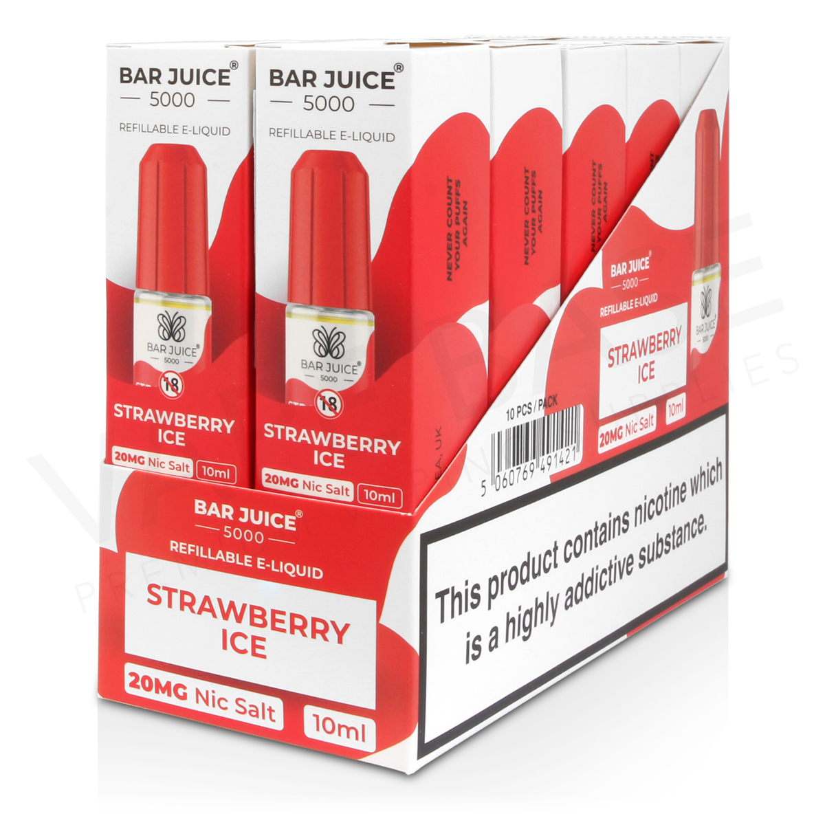 Strawberry Ice E-Liquid by Bar Juice 5000