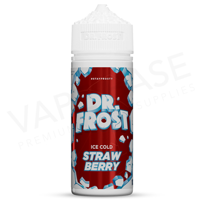 Strawberry E-Liquid by Dr Frost Polar Ice Shortfills 100ml