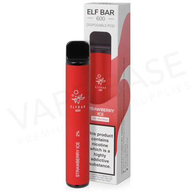 Strawberry Ice Elf Bar Disposable Vape