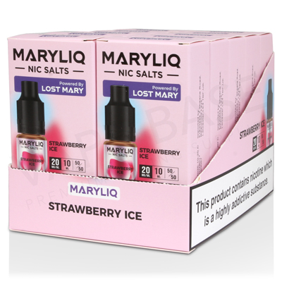 Strawberry Ice Nic Salt E-Liquid by Maryliq