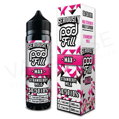 Strawberry Milk E-Liquid by Seriously Pod Fill Max