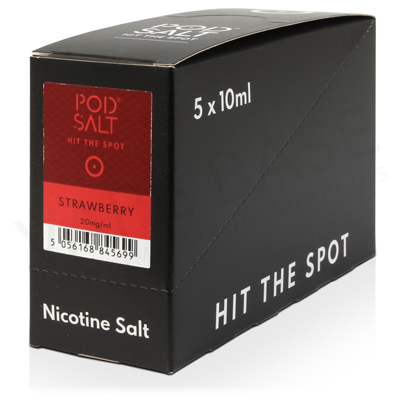 Strawberry Nicotine Salt E-Liquid by Pod Salt