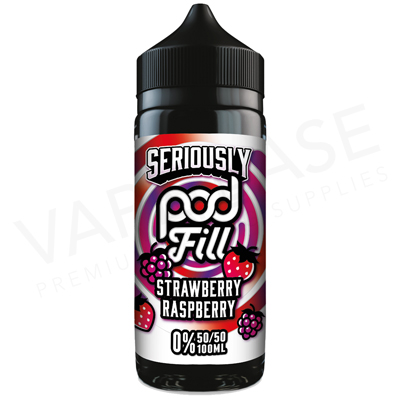 Strawberry Raspberry Shortfill E-Liquid by Seriously Pod Fill 100ml