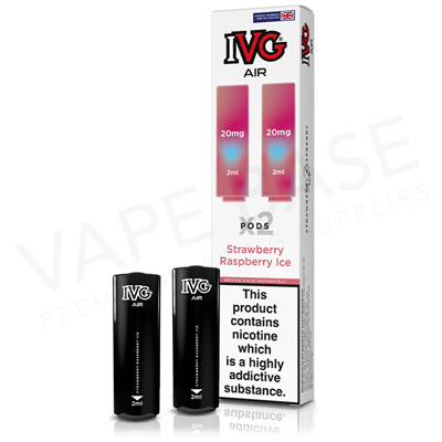 Strawberry Raspberry Ice IVG Air Prefilled Pod
