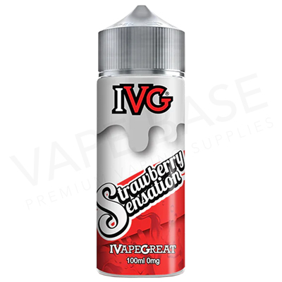 Strawberry Sensation E-Liquid by IVG 100ml