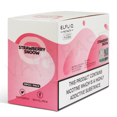 Strawberry Snoow Nic Salt E-Liquid by Elfliq