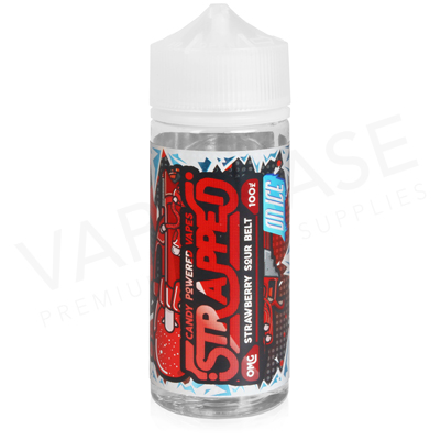 Strawberry Sour Belt On Ice E-Liquid by Strapped