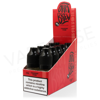 Strawberry Storm E-Liquid by Ohm Brew 50/50 Nic Salts