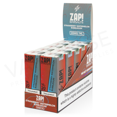 Strawberry Watermelon Bubblegum E-Liquid by ZAP! Bar Salts