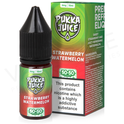Strawberry Watermelon E-Liquid by Pukka Juice 50/50