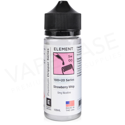 Strawberry Whip Dripper E-Liquid by Element 100ml