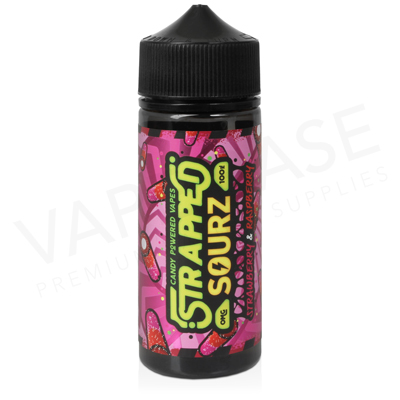 Strawberry Raspberry Shortfill E-Liquid by Strapped Sourz 100ml