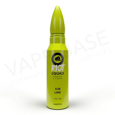 Sub-Lime Shortfill E-Liquid by Riot Squad 50ml 